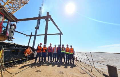 Mùa xuân trên công trường nhà máy Điện gió Sóc Trăng 7